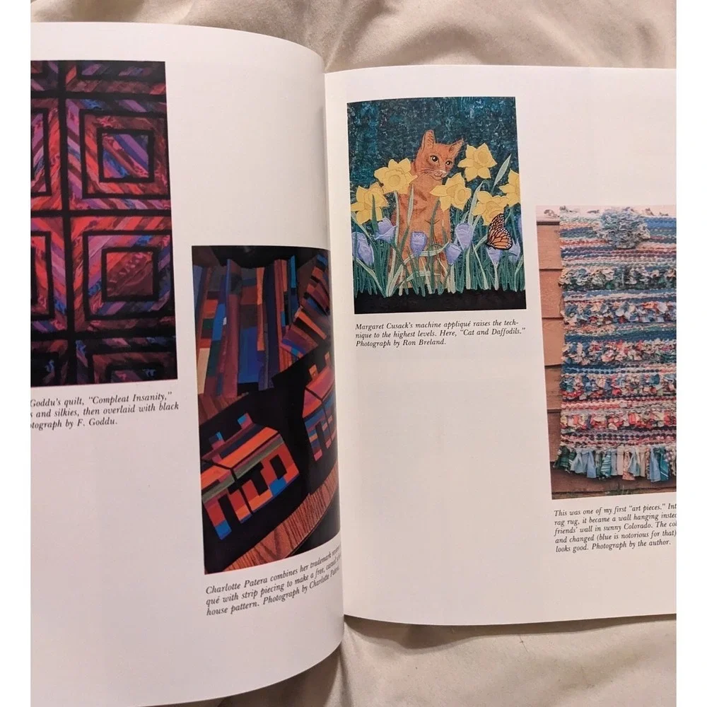 The Fabric Lovers Scrapbook 80s Fashion Crafts Margaret Dittman Textile Art 1988
